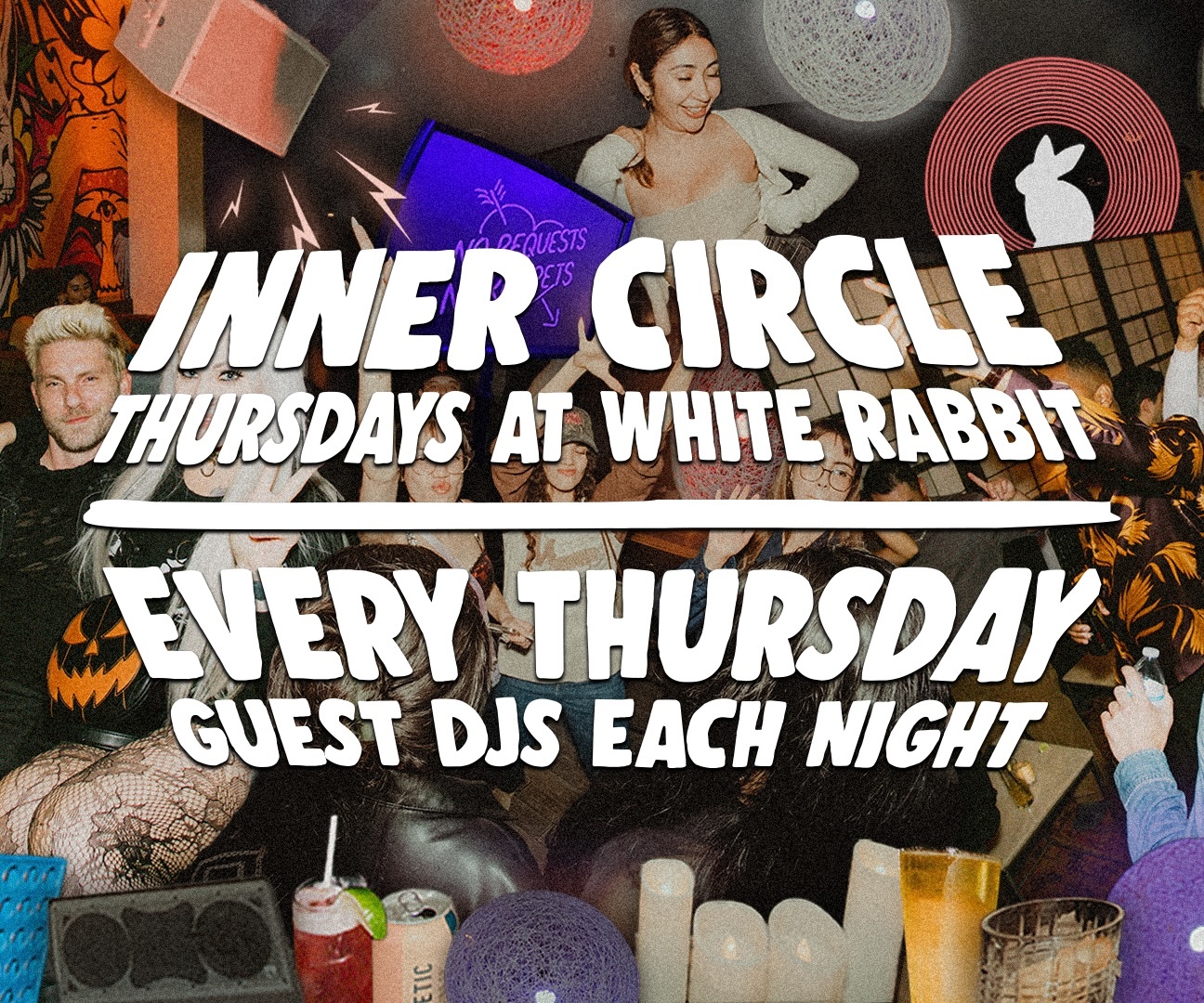 Elke donderdag: ‘Inner Circle’-dansfeest in White Rabbit (SF)