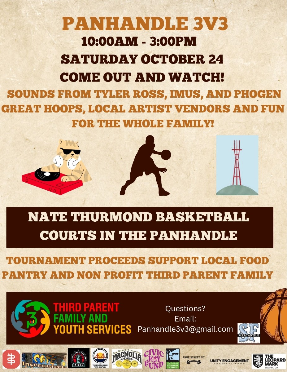Gratis Panhandle 3v3 basketbaltoernooi in de Panhandle (SF)