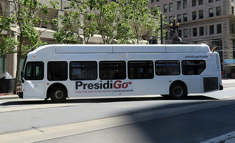 Gratis PresidiGo-shuttle | Downtown naar Presidio