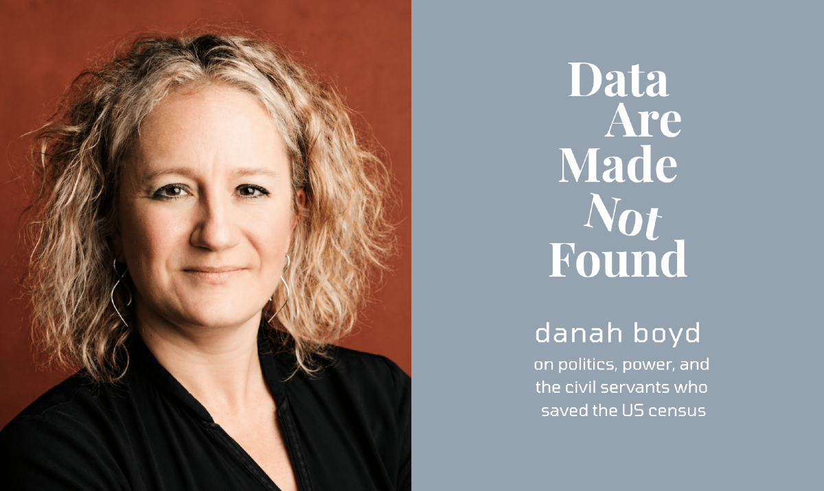 Hoe de volkstelling van 2020 tot stand kwam: gratis gesprek met Danah Boyd (Mountain View)