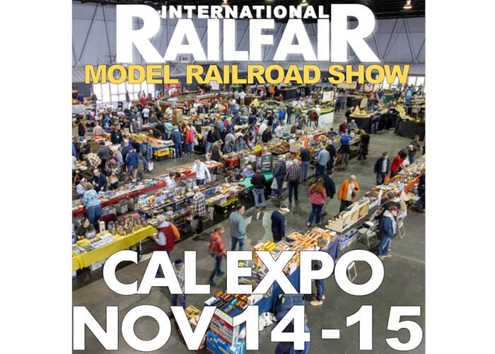 International Railfair Sacramento: 180 tafels + vintage treinstellen (14-15 november)