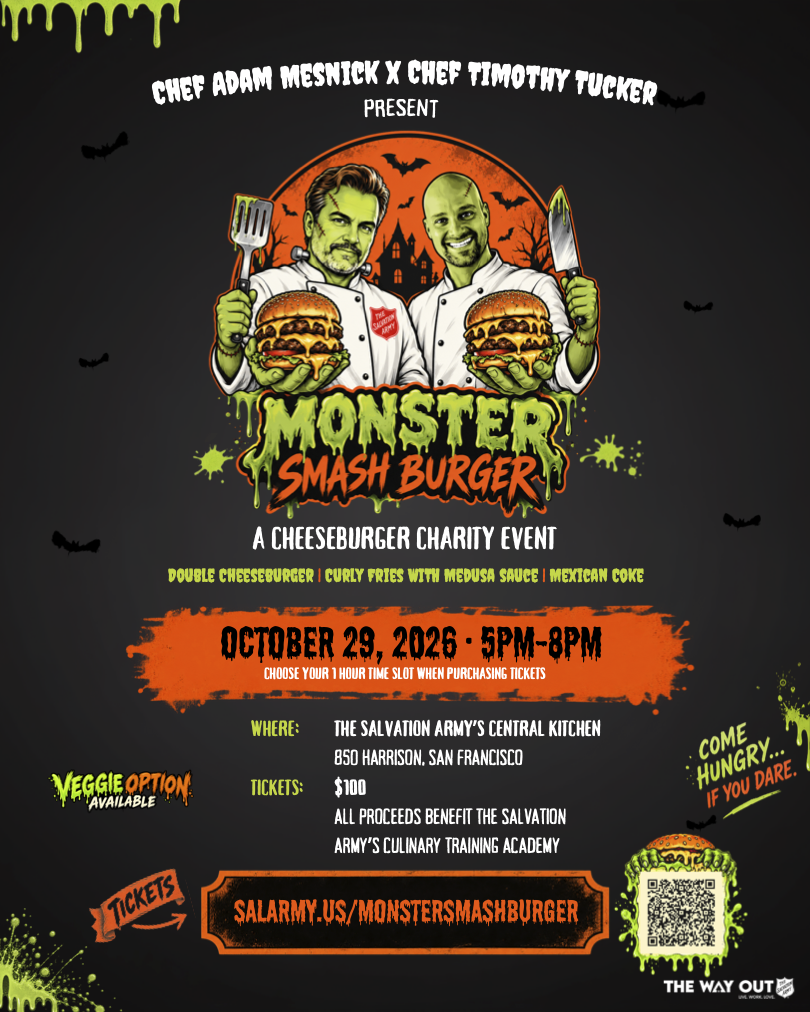 Monster Smash Burger liefdadigheidsevenement