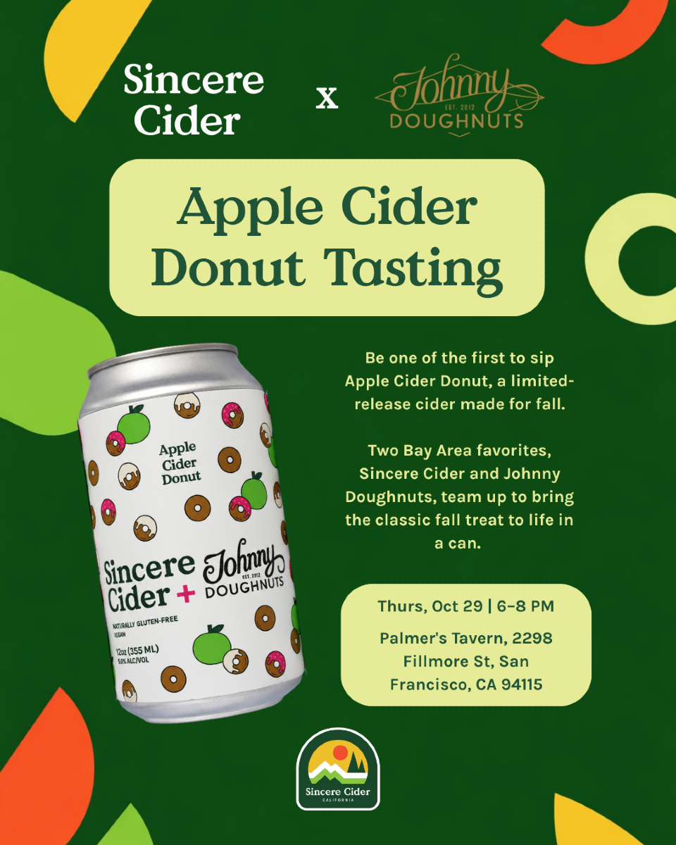 Oprechte Cider x Johnny Donuts: Apple Cider Donut-proeverij in Palmer's Tavern