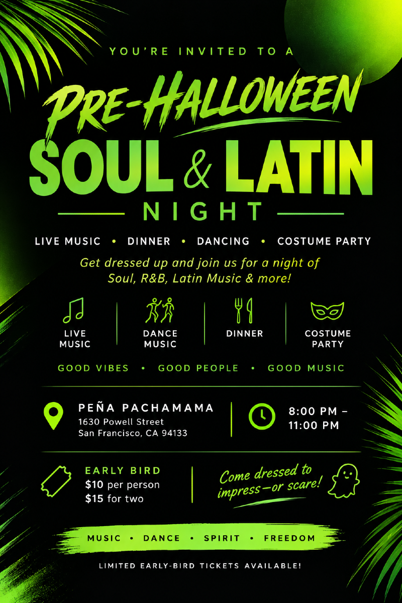 Pre-Halloween Soul & Latin Night
