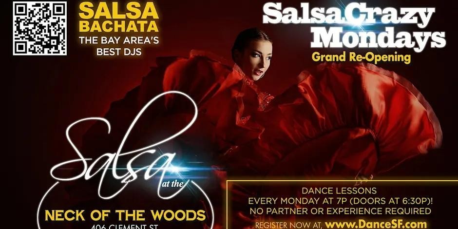 SalsaCrazy Mondays Halloween: Salsalessen + Salsa & Bachata Dancing SF