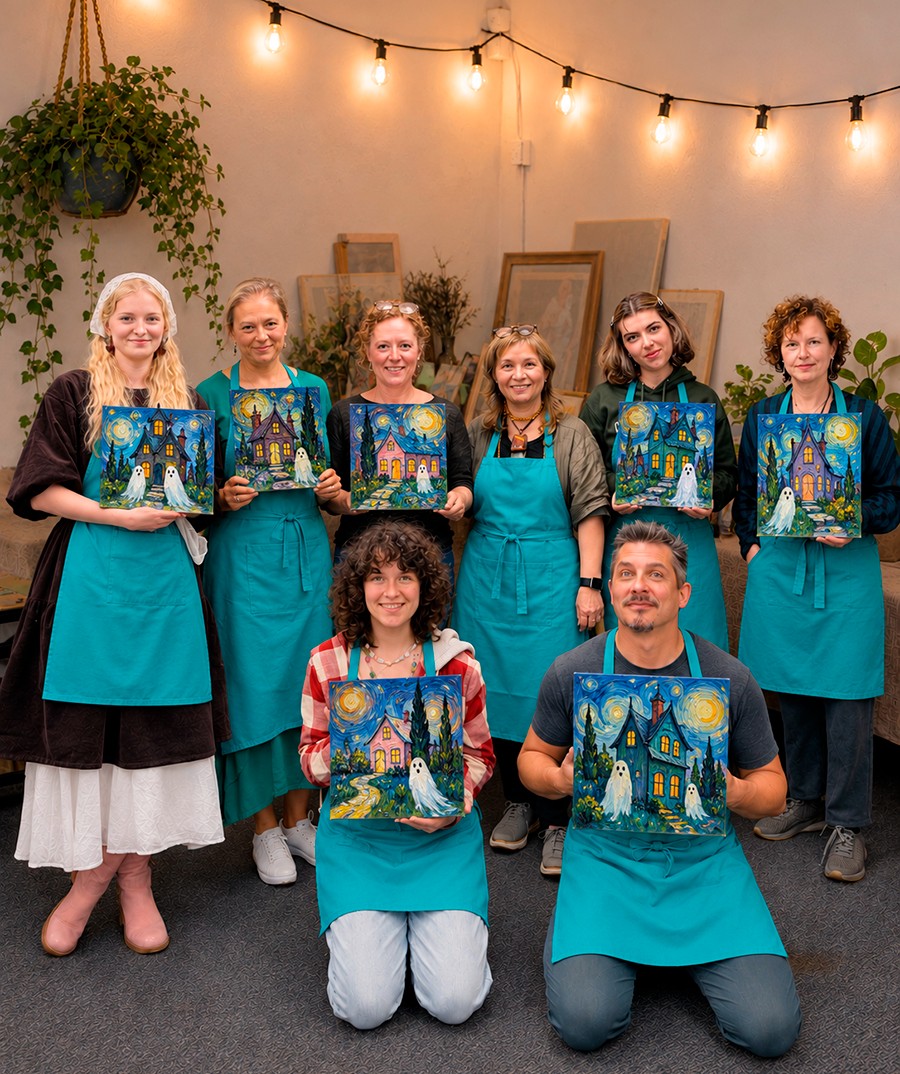 SF's Haunted Masterpieces Halloween Paint & Sip Party